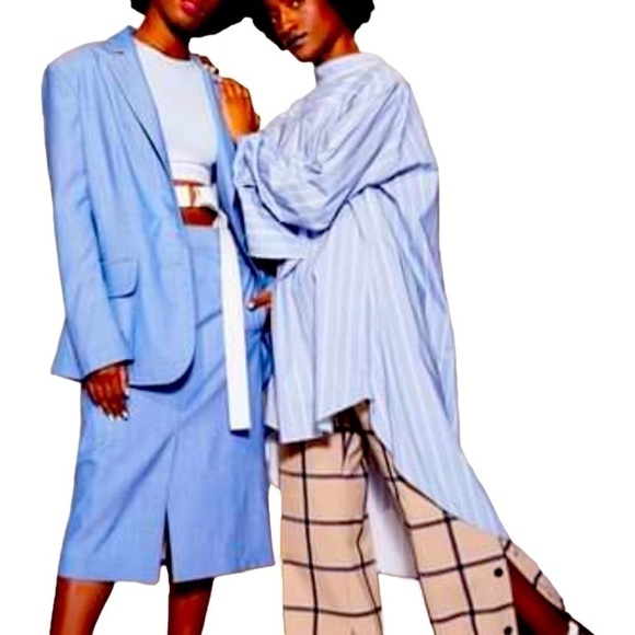 NWT Tibi Classic Wool Pencil Skirt Size 0 - Picture 1 of 11